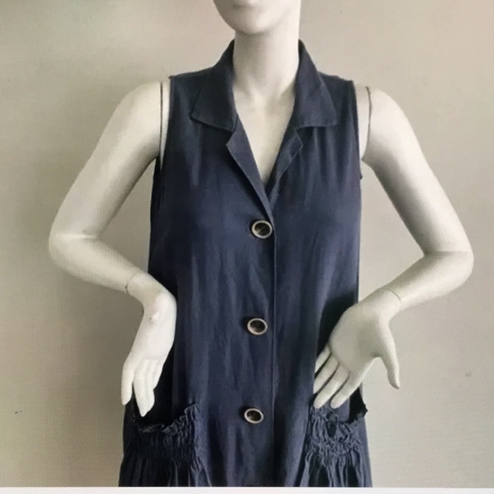 New For Cynthia Navy Blue Midi Dress - Picture 6 of 15